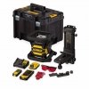 Samopoziomujący laser obrotowy DeWALT DCE080D1RS + AKCESORIA (czerwona wiązka)